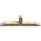 Ekena Millwork Portland Rough Sawn Timber Gable Bracket, Douglas Fir, 72"W x 21"H x 6"D x 6"F, 7/12 Pitch GBW072X21X0606POR00RDF - alternate 2
